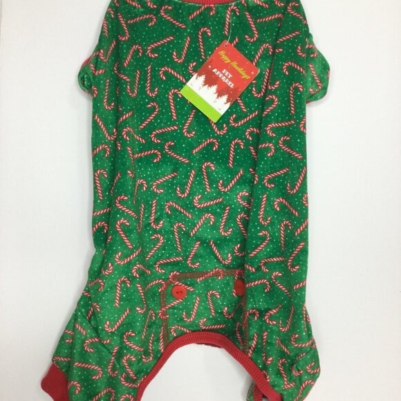 Pet‎ Apparel Reindeer Holiday Pajamas Size Medium - Picture 3 of 6